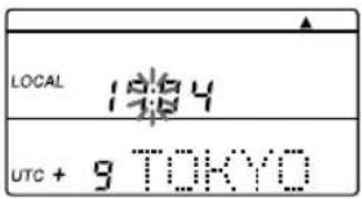SONY ICFSW07 - Setting the Local Time - 3