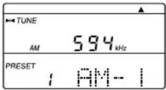 SONY ICFSW07 - Preset tuning - 2
