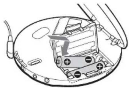 SONY DNE711 - De batterijenplaatsen - 2