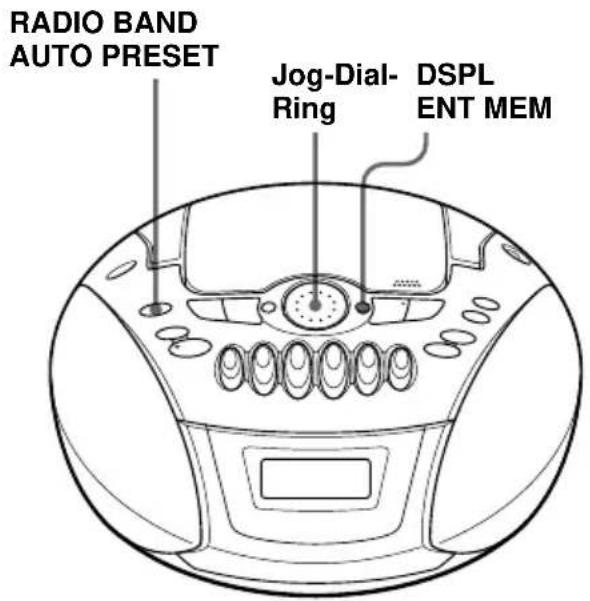 SONY CFDE77L - Speichern von Radiosendern - 1