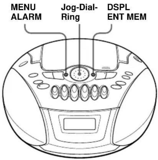 SONY CFDE77L - Einstellen der Uhr - 1