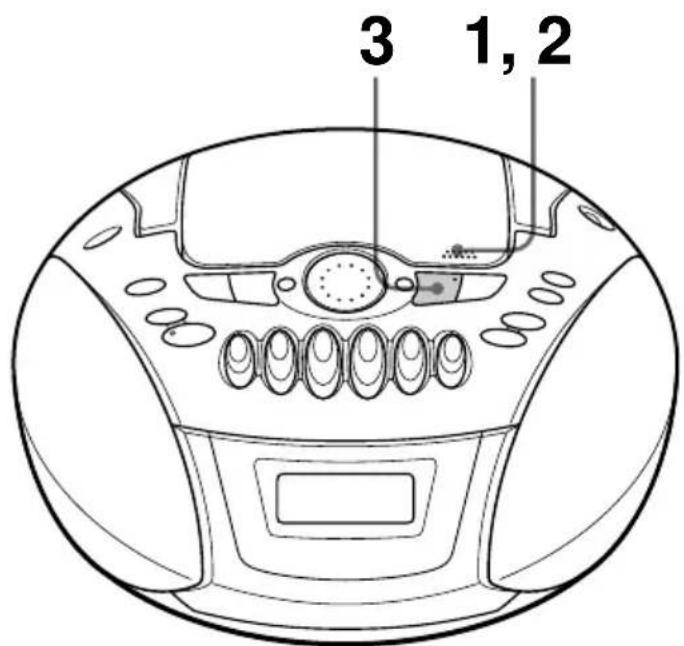 SONY CFDE77L - Wiedergeben einer CD - 1