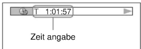 SONY DVPNS360 - Drücken Sie während der Wiedergabe TIME/TEXT. - 1