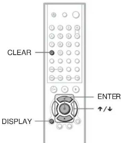 SONY DVPNS360 - Een bepaald gedeelte herhalen (A-B Repeat Play) - 2