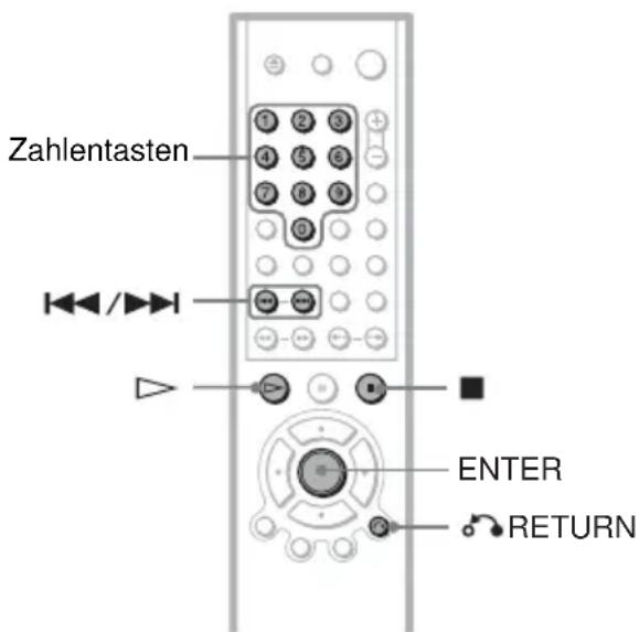 SONY DVPNS360 - Wiedergeben vonVIDEO- CDs mit PBC-Funktionen - 1