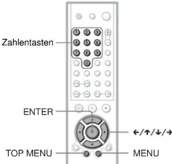 SONY DVPNS360 - Arbeiten mit dem Menu einer DVD DVD-V - 1