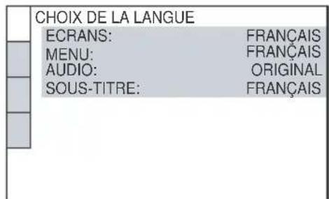 SONY DVPNS360 - Appuyez sur ↑/↓ pour sélectionner “PERSONALISE”, puis appuyez sur ENTER. - 1
