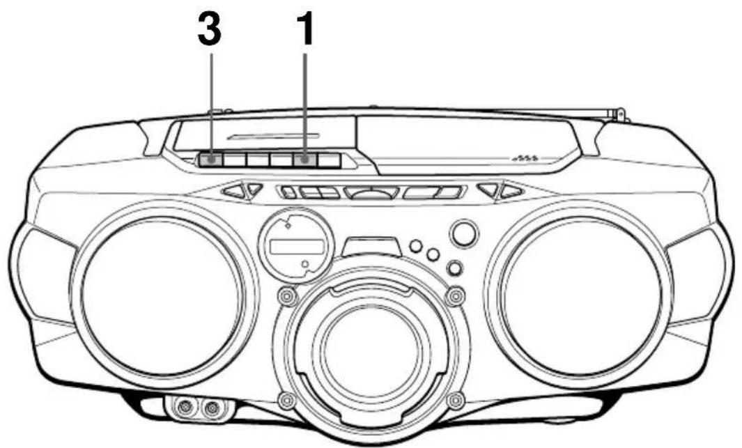 SONY CFDG70L - Enregistrer sur une cassette - 1