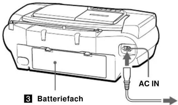 SONY CFDG70L - Auswählen der Stromquellen - 1