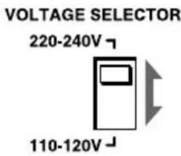 SONY CFDG70L - Modèle brésilien uniquement : réglage de la tension - 1
