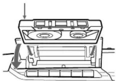SONY CFDG70L - Wiedergeben einer Kassette - 3