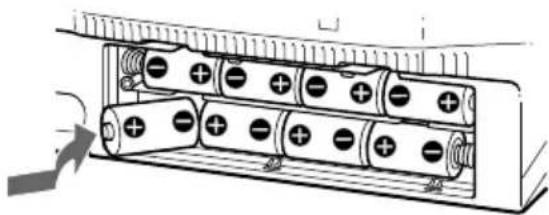 SONY CFDG70L - Austauschen der Batterien - 1