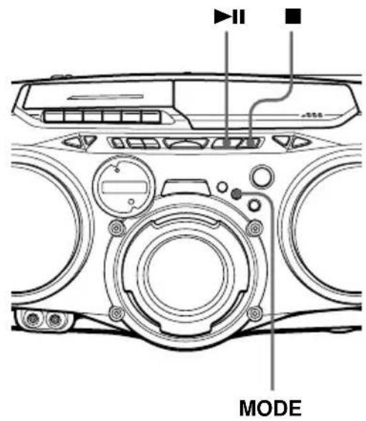 SONY CFDG70L - Wiedergeben von Titeln in willkürlicher Reihenfolge (Shuffle Play) - 1