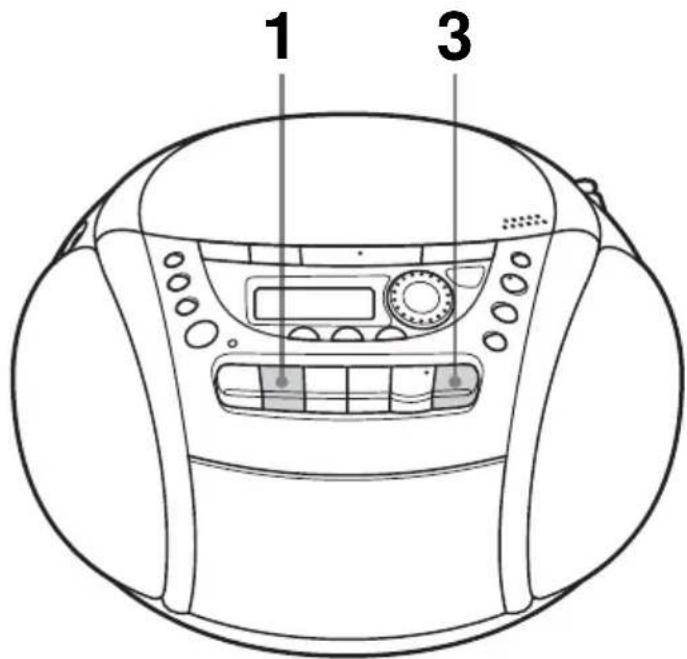 SONY CFDE90L - Bespielen einer Kassette - 1