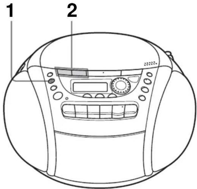 SONY CFDE90L - Ecouter la radio - 1
