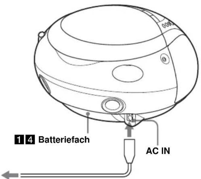 SONY CFDE90L - Auswahlen der Stromquellen - 1