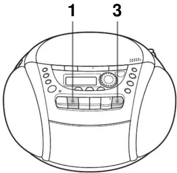 SONY CFDE90L - Enregistrer sur une cassette - 1