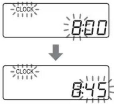 SONY CFDE90L - Einstellen der Uhr - 3