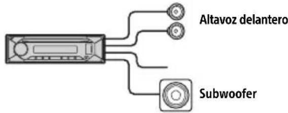 SONY CDXG1301U - Conexión fácil de subwoofer - 1