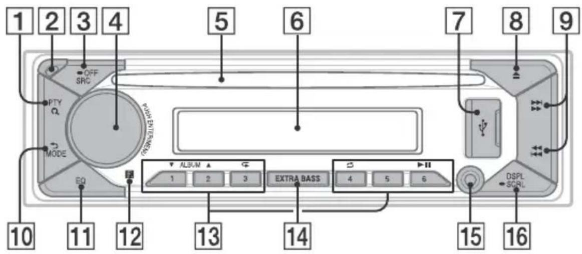 SONY CDXG1301U - Unità principale - 1