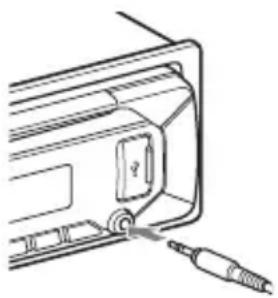 SONY CDXG1301U - AnschlieBen eines anderen tragbaren Audiogeräts - 1