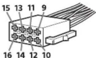SONY CDXG1301U - Diagramma dei collegamenti di alimentazione - 1