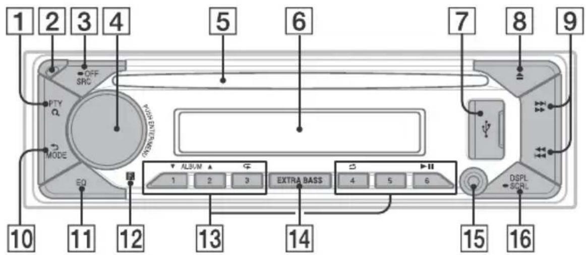 SONY CDXG1301U - Main unit - 1