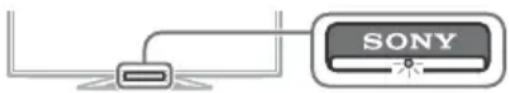 SONY Bravia KDL42W800A - The illumination LED is turned on. - 1
