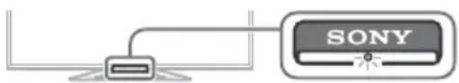 SONY Bravia KDL42W800A - Die Beleuchtungs-LED ist eingeschaltet. - 1