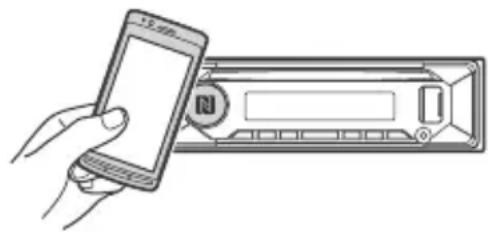 SONY MEXN7300BD - Connessione di uno smartphone tramite One touch (NFC) - 1