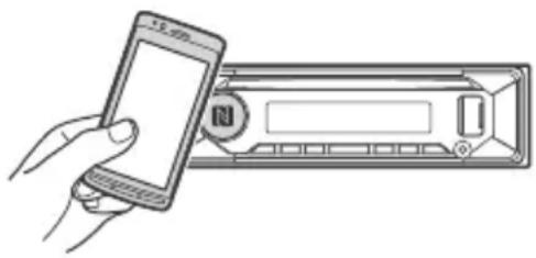SONY MEXN7300BD - Connexion avec un smartphone à l'aide de la Connexion par simple contact (NFC) - 1