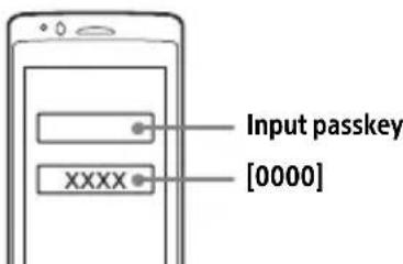 SONY MEXN7300BD - Pairing and connecting with a BLUETOOTH device - 3