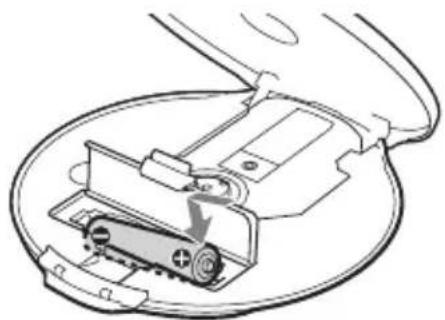 SONY DNF600 - Inserción de la pila - 2