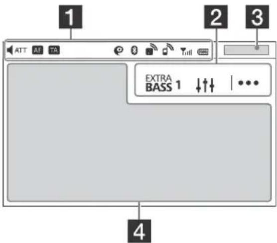 SONY XAVV631BT - Bildschirmanzeigen - 1