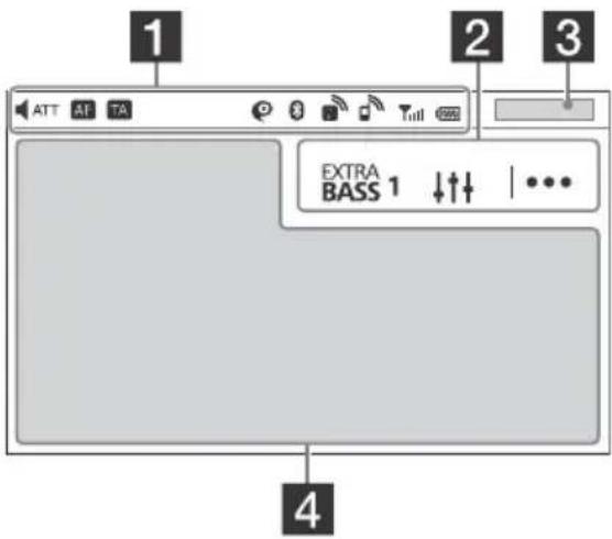 SONY XAVV631BT - Écran de lecture : - 1