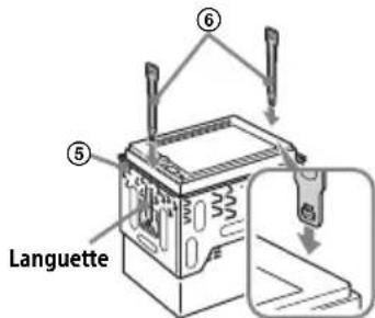 SONY XAVV631BT - Retrait du support - 1