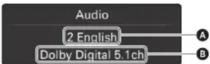 SONY XAVV631BT - De audiotaal/-indeling wijzigen - 1