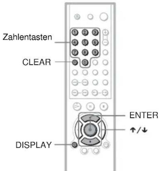 SONY DVPNS590P - Suchen nach Titel/ Kapitel/Stück/Szene usw. - 1