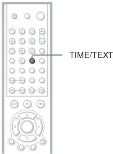 SONY DVPNS590P - Speelduur en resterende speelduur controleren - 1