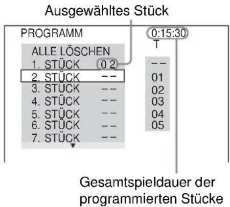 SONY DVPNS590P - ◆ Bei der Wiedergabe einer VIDEO-CD oder CD - 1