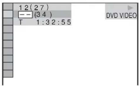 1 2 (2 7 ) -- (3 4 ) T 1 : 3 2 : 5 5 DVD VIDEO