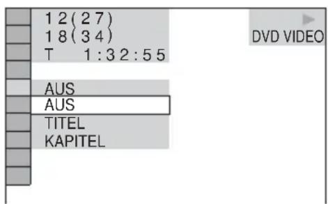 SONY DVPNS590P - Wählen Sie mit ↑/↓ die Option (ZUFALL) aus und drücken Sie dann ENTER. - 1