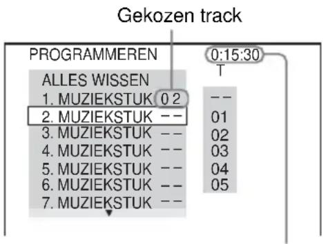 SONY DVPNS590P - Kies een titel, hoofdstuk of track om te programmeren. - 3