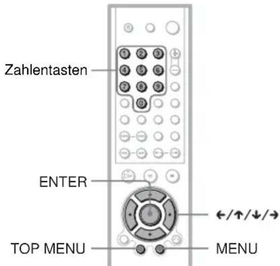 SONY DVPNS590P - Arbeiten mit dem Menü einer DVD DVD-V - 1