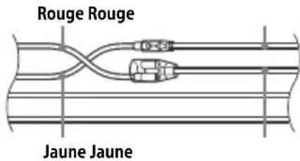 SONY CDXG1300U - Quand les positions des cables rouge et jaune sont inversées - 1