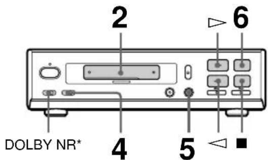 SONY TCTX373 - Enregistrement manuel - 1