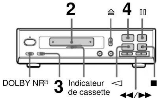 SONY TCTX373 - Lecture d'une cassette - 1