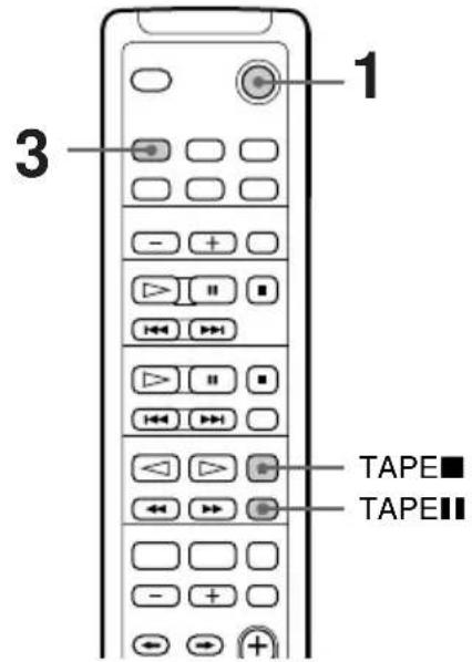 SONY TCTX373 - Enregistrement manuel - 3