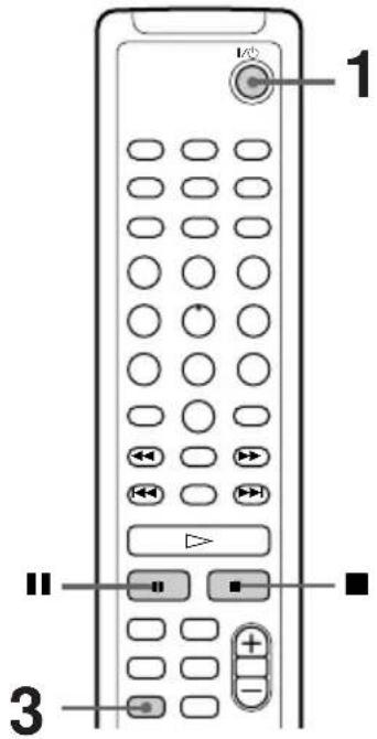 SONY TCTX373 - Grabación manual - 2