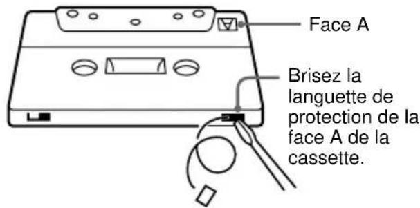 SONY TCTX373 - Protection permanent d'un enregistrement - 2